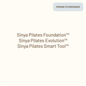 sinya product matwork kurs instruktora pilates